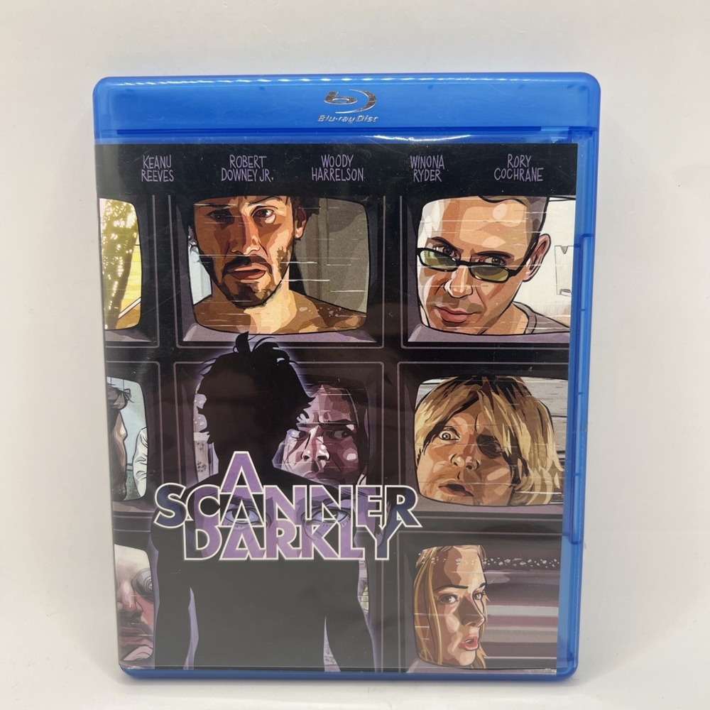 A Scanner Darkly (Blu-ray, 2006) Keanu Reeves - In Excellent Condition!!!